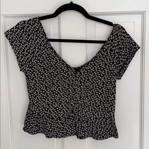 American eagle floral top